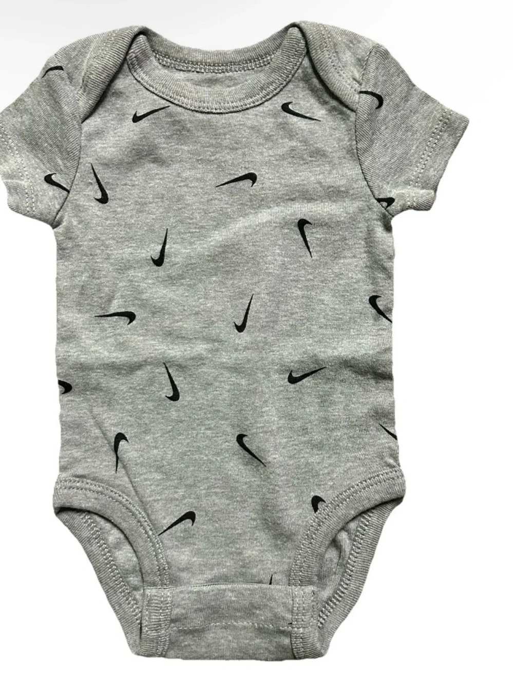 Baby Boy Nike Summer Romper Short Sleeve Bodysuits Logo Size 0-3 Months